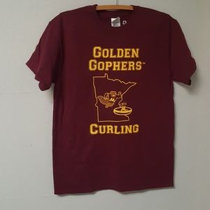 Men's Minnesota Golden Gophers Curling T-shirt M